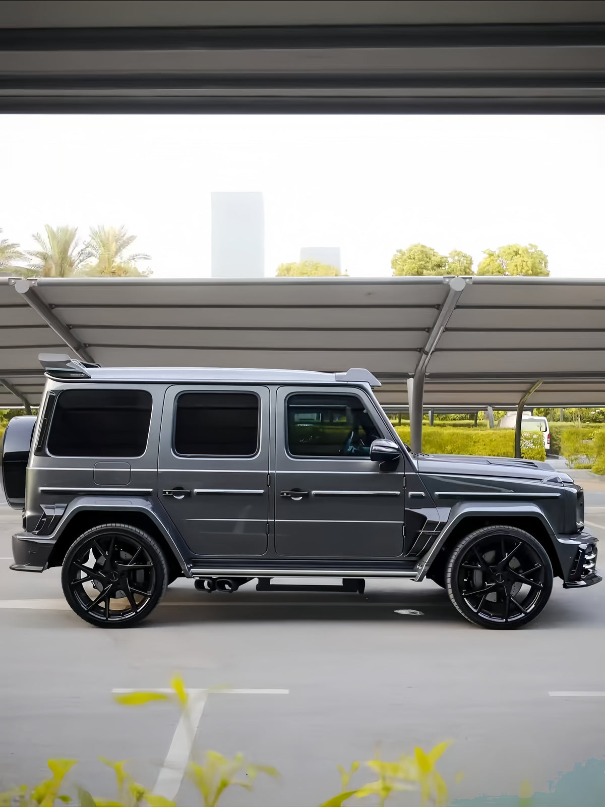 Mansory Style Forged Carbon Roof Spoiler Mercedes G Class