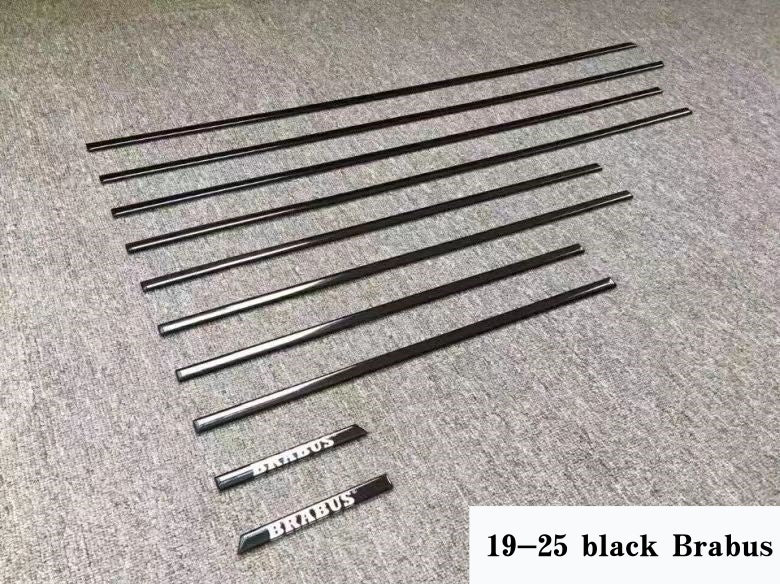 For Mercedes Benz G Class W463 G63 Side Molding Trim for G350 G400 G500 G55 G63 G65 Black Side Molding Trim Kit with B Logo