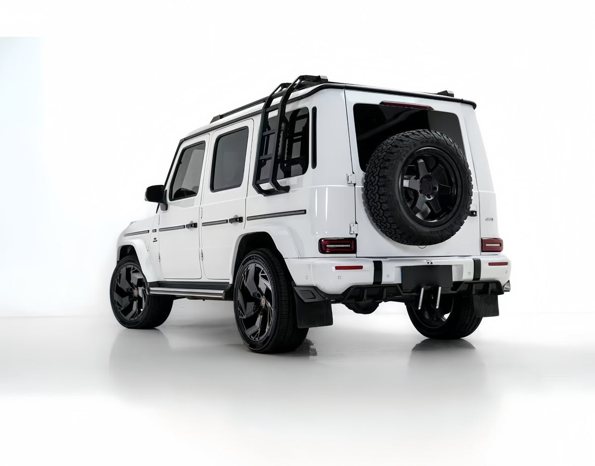 Mercedes G class roof rack platform for W463 W465 with rear ladder