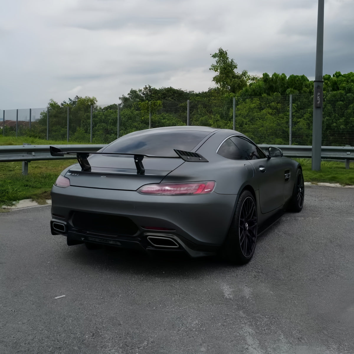 Carbon Fiber Rear Spoiler for Mercedes AMG GT63 / GT63S X290 Rear Wing