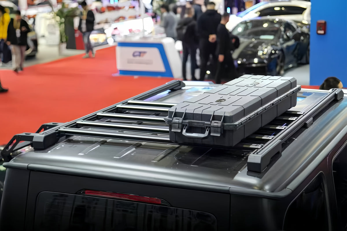 Mercedes G class roof rack platform for W463 W465 with rear ladder