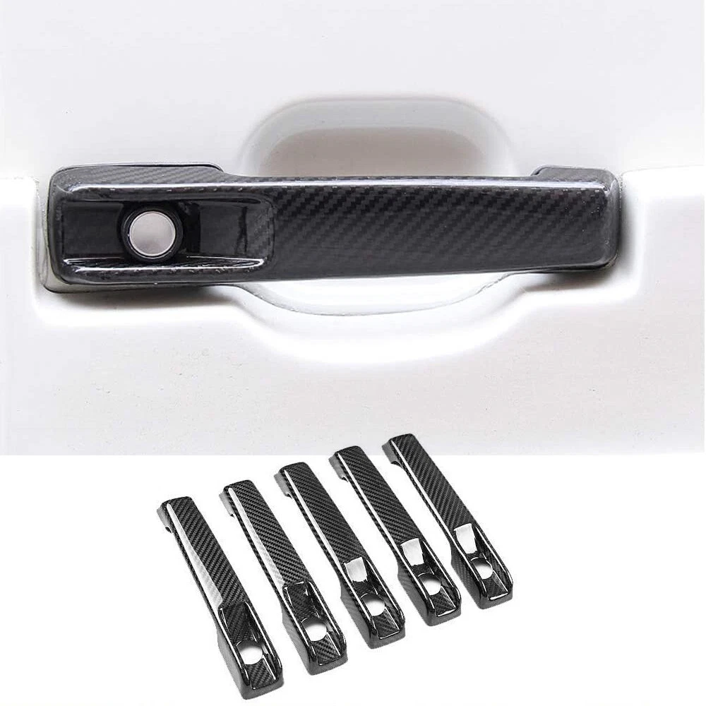 For Mercedes G Class W463 G500 G55 G63 Carbon Fiber Door Handle Cover Trims