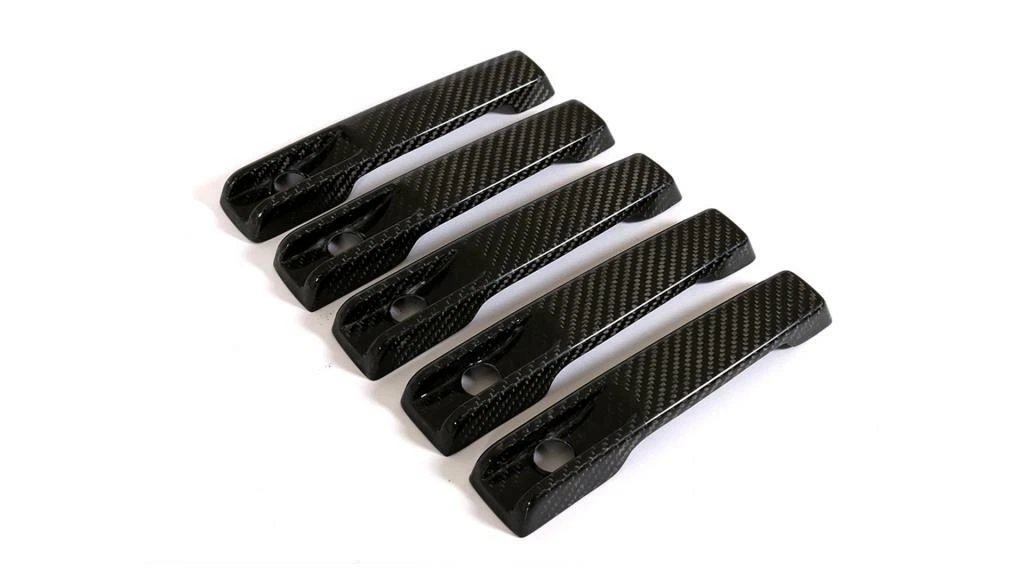 For Mercedes G Class W463 G500 G55 G63 Carbon Fiber Door Handle Cover Trims