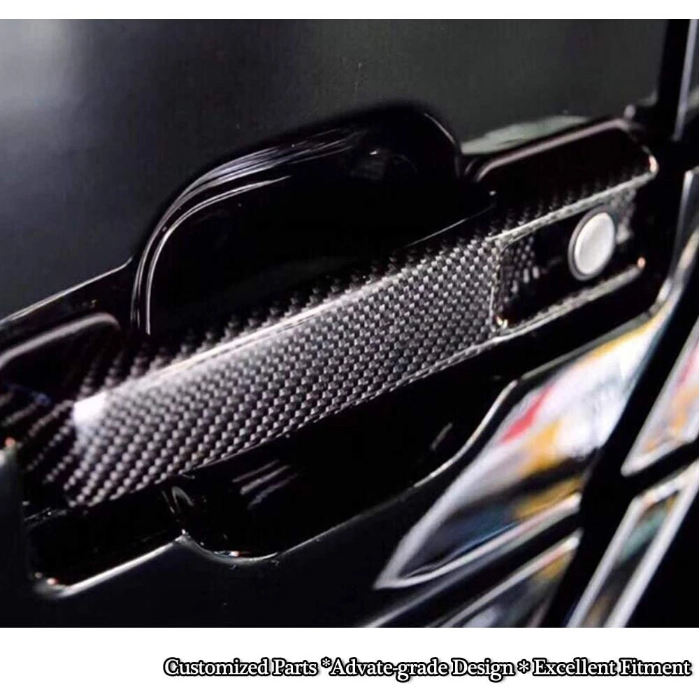 For Mercedes G Class W463 G500 G55 G63 Carbon Fiber Door Handle Cover Trims