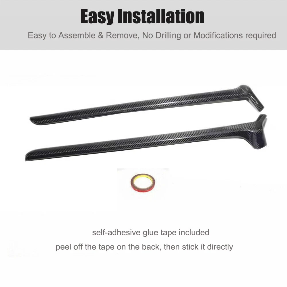 Real Carbon A Pillar Trim Moulding Cover Vents for W463 G Wagon G500 G63 2014-18