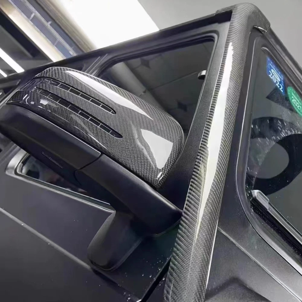 Real Carbon A Pillar Trim Moulding Cover Vents for W463 G Wagon G500 G63 2014-18