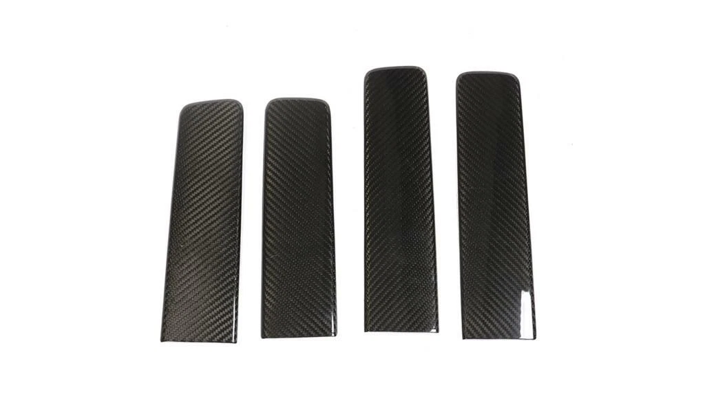 For Mercedes-Benz G-Class W463 G63 Carbon Interior Door Armrest Trim Covers