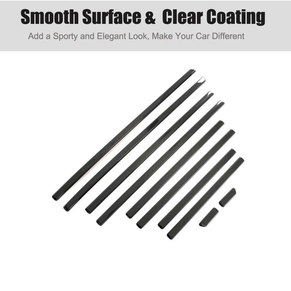 For Benz G-Class W464 W463A G63 2019-23 Dry Carbon Side Door Molding Cover Trims