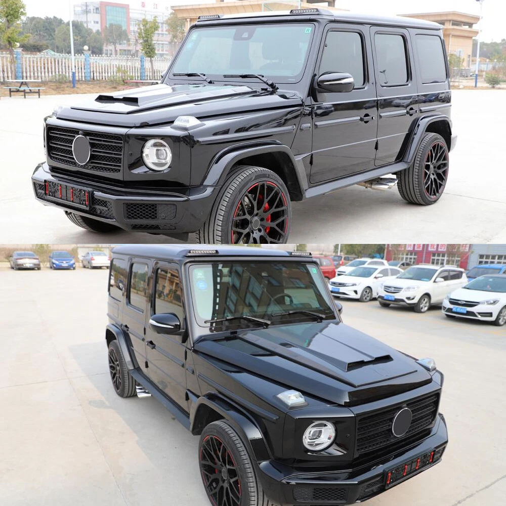 For Mercedes G-Class W463 W464 G63 G500 19+ Real Carbon Engine Hood Bonnet Cover