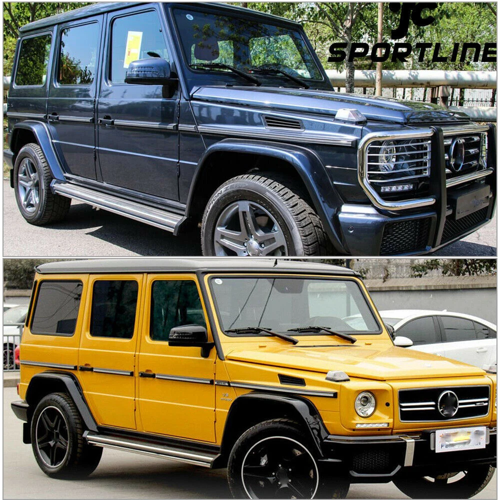 Real Carbon Side Air Vent Fender Trims For Mercedes G-Class W463 G55 G63 G65