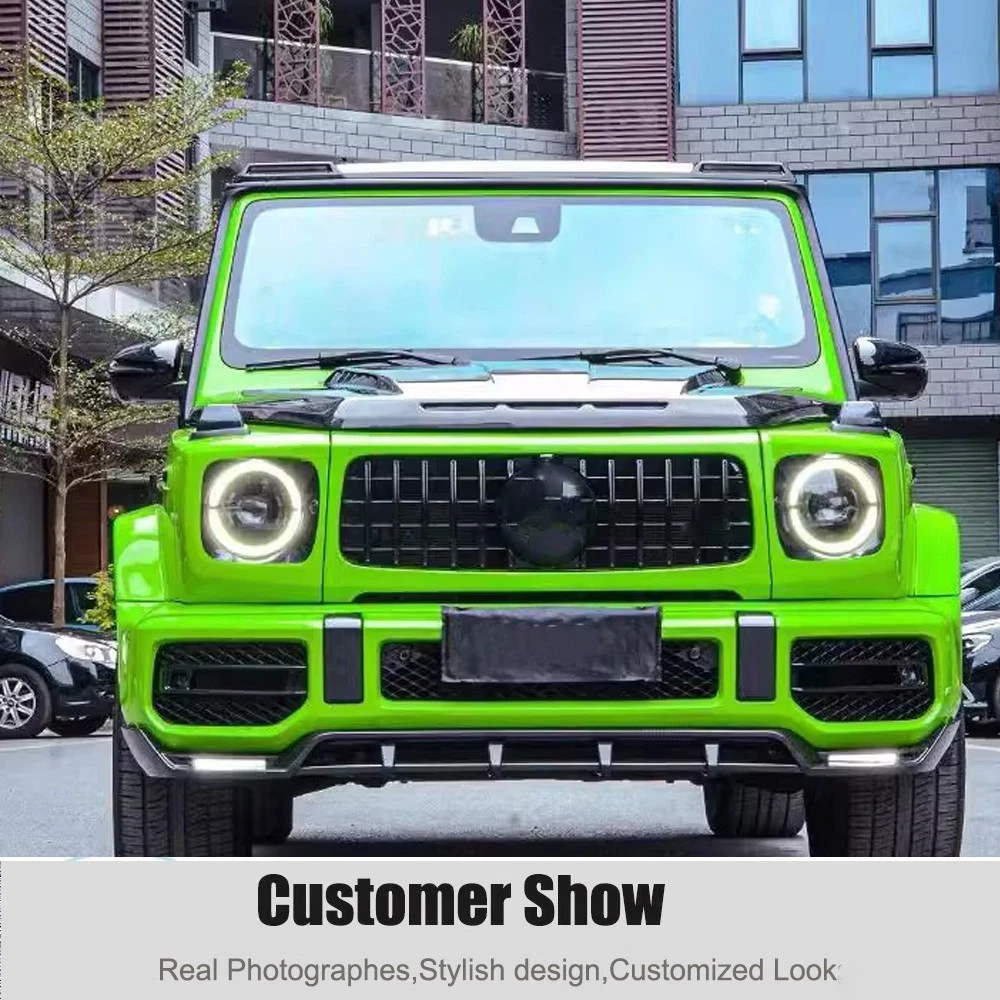 Real Carbon Front Bumper Lip Spoiler For Mercedes G Wagon W464 G550 G63 2019-25