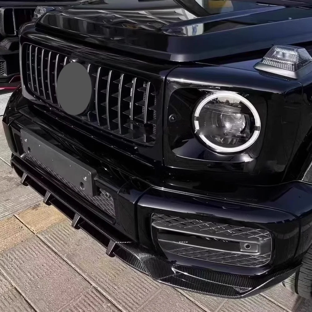 Real Carbon Front Bumper Lip Spoiler For Mercedes G Wagon W464 G550 G63 2019-25