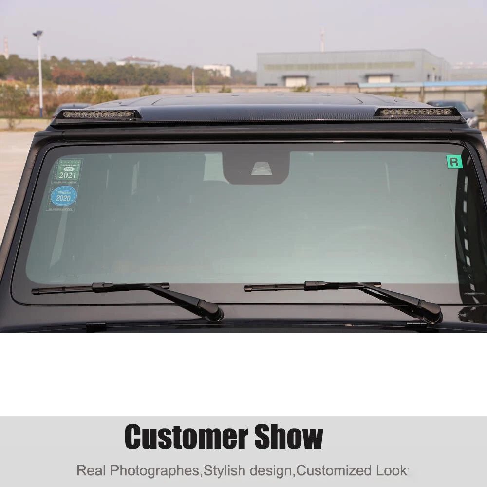Real Carbon Front Roof Spoiler For Mercedes G Class W463 W464 G550 G63 2019-2025