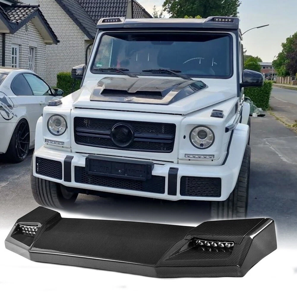 Real Carbon Front Roof Spoiler Wing For Mercedes G-Class W463 G500 G63 2013UP