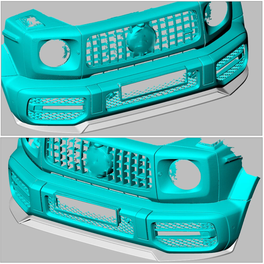 For Mercedes G-Class W463 W464 G63 2018-25 Real Carbon Front Bumper Lip Splitter