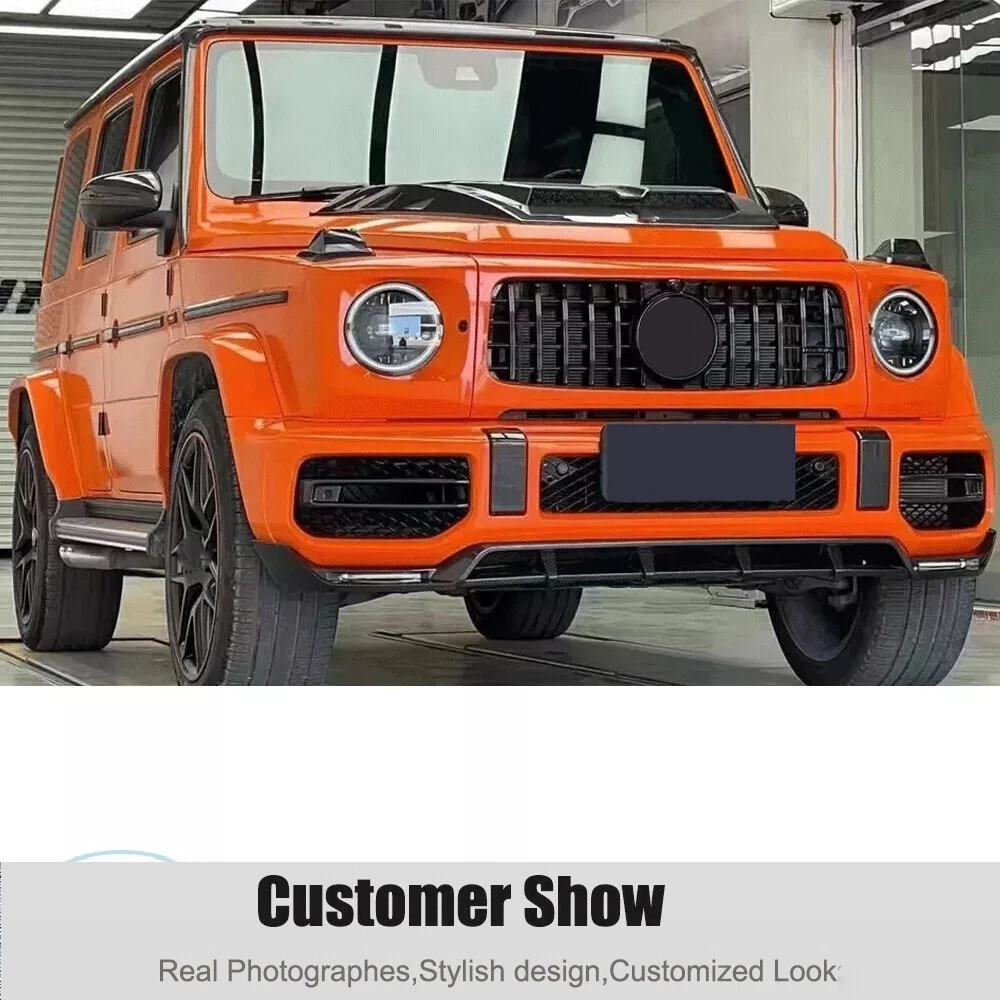 Carbon Front Air Vent Trim Covers For Mercedes G-Class W463 W464 G63 2019-25