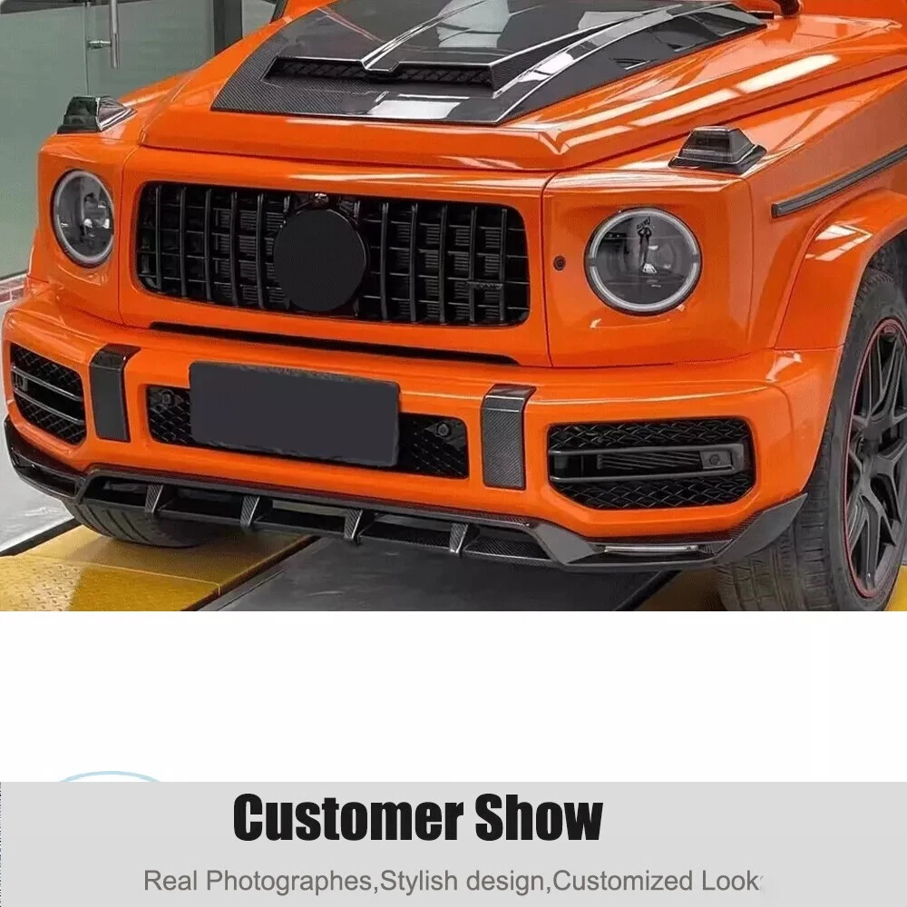 Carbon Front Air Vent Trim Covers For Mercedes G-Class W463 W464 G63 2019-25