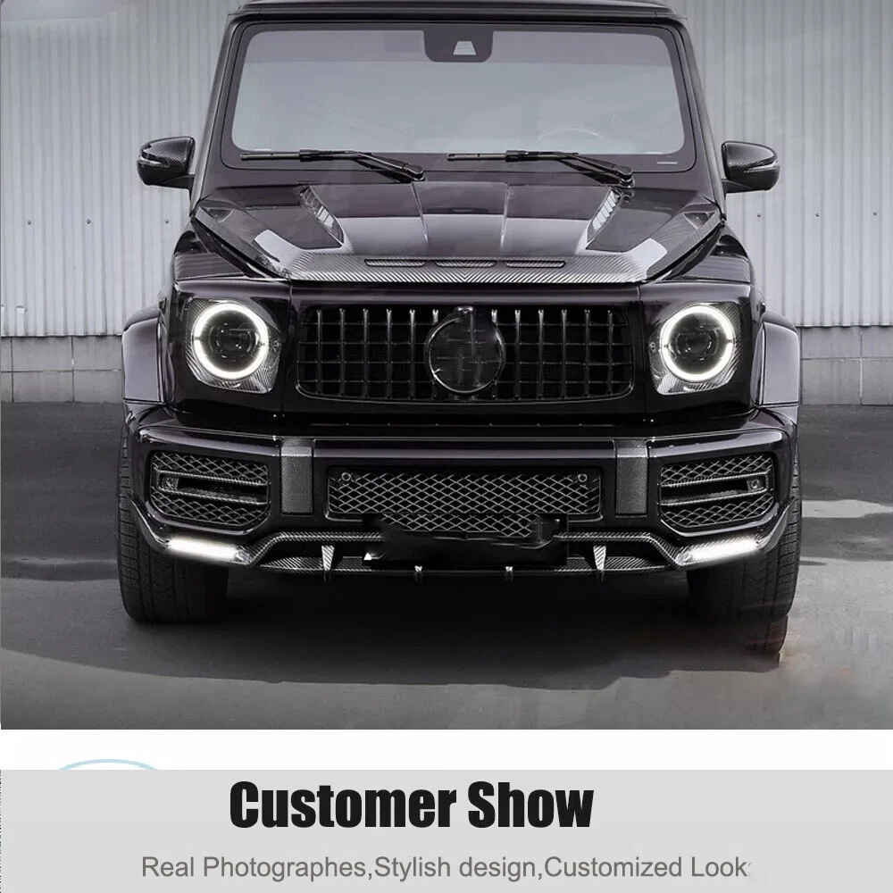 Carbon Front Air Vent Trim Covers For Mercedes G-Class W463 W464 G63 2019-25