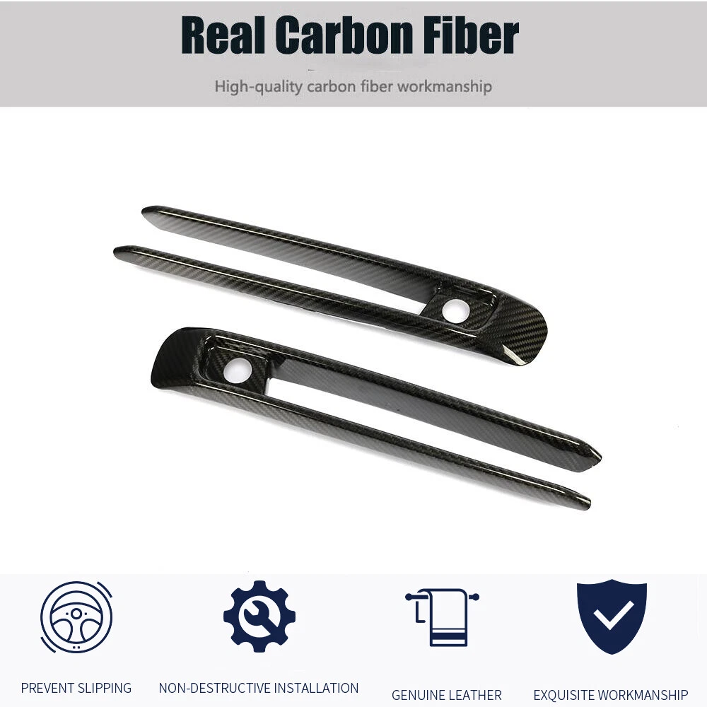 Carbon Front Air Vent Trim Covers For Mercedes G-Class W463 W464 G63 2019-25