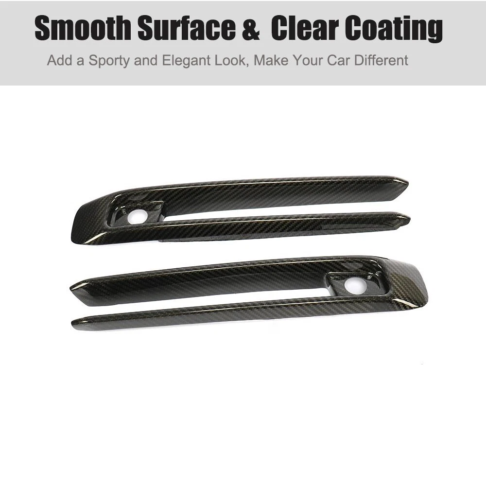 Carbon Front Air Vent Trim Covers For Mercedes G-Class W463 W464 G63 2019-25