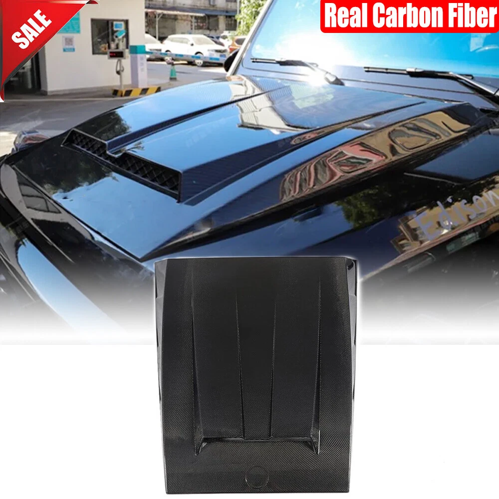 For Mercedes Benz W463 G63 G500 G550 04-18 Real Carbon Engine Bonnet Hood Cover