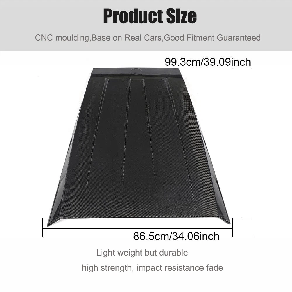 For Mercedes Benz W463 G63 G500 G550 04-18 Real Carbon Engine Bonnet Hood Cover