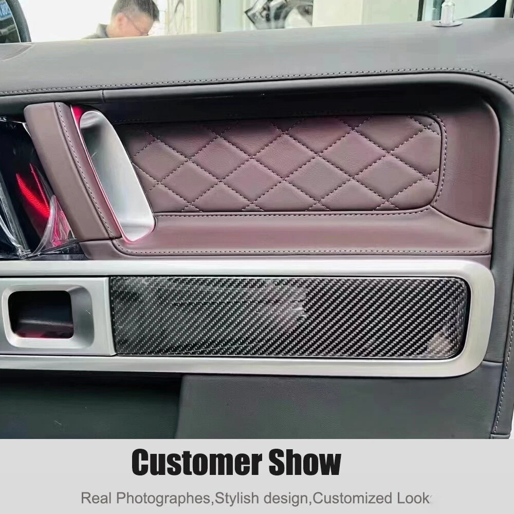 For Mercedes Benz G Class W463 W464 G63 19UP Dry Carbon Interior Trim Covers
