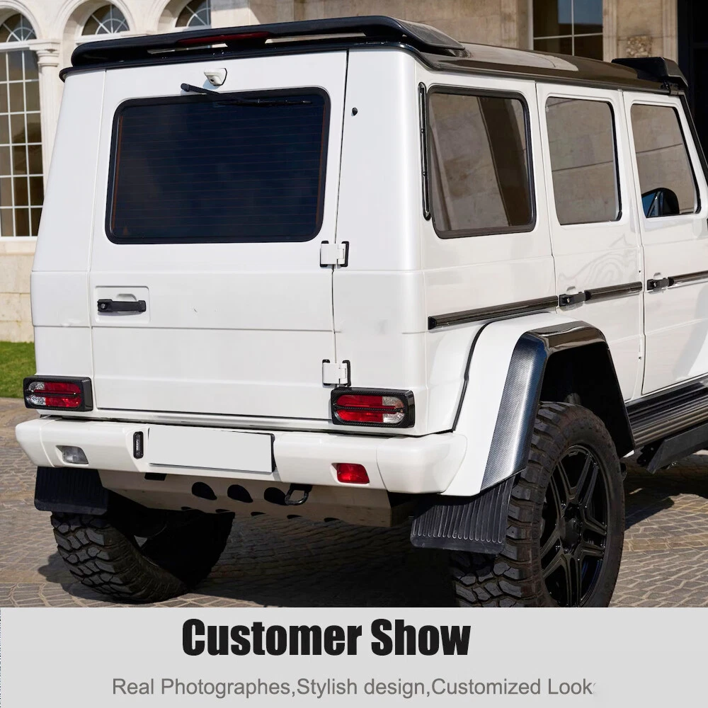 For Mercedes G Wagon W463 G550 G63 2004-18 Real Carbon Rear Tail Light Cover