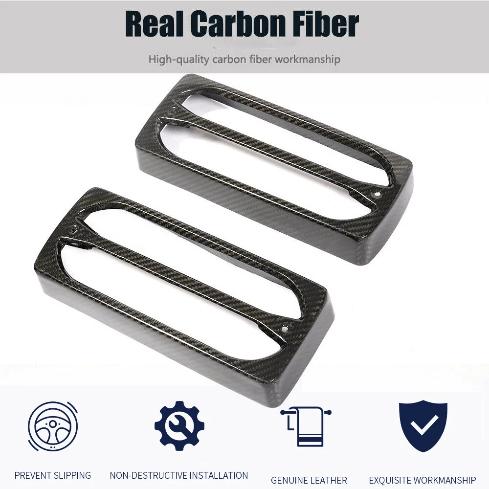 For Mercedes G Wagon W463 G550 G63 2004-18 Real Carbon Rear Tail Light Cover