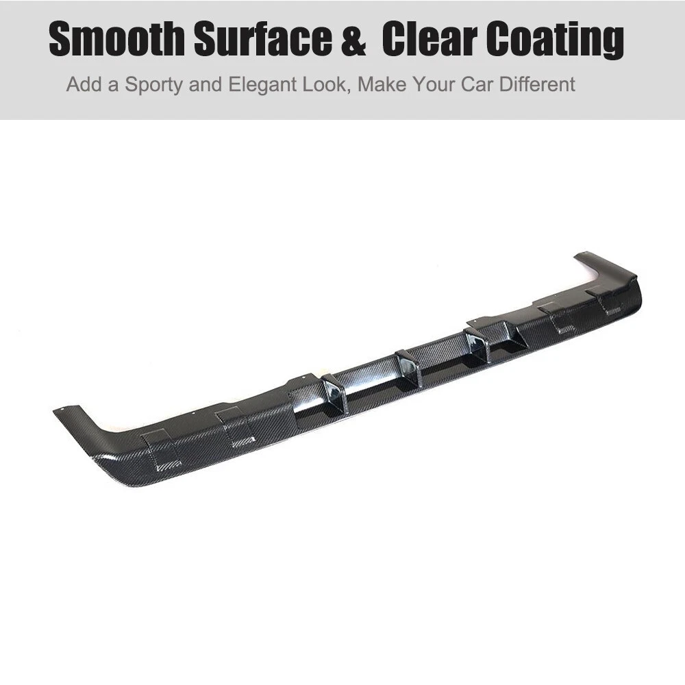 For Mercedes-Benz G Class W463 W464 G63 Real Carbon Rear Bumper Diffuser Lip