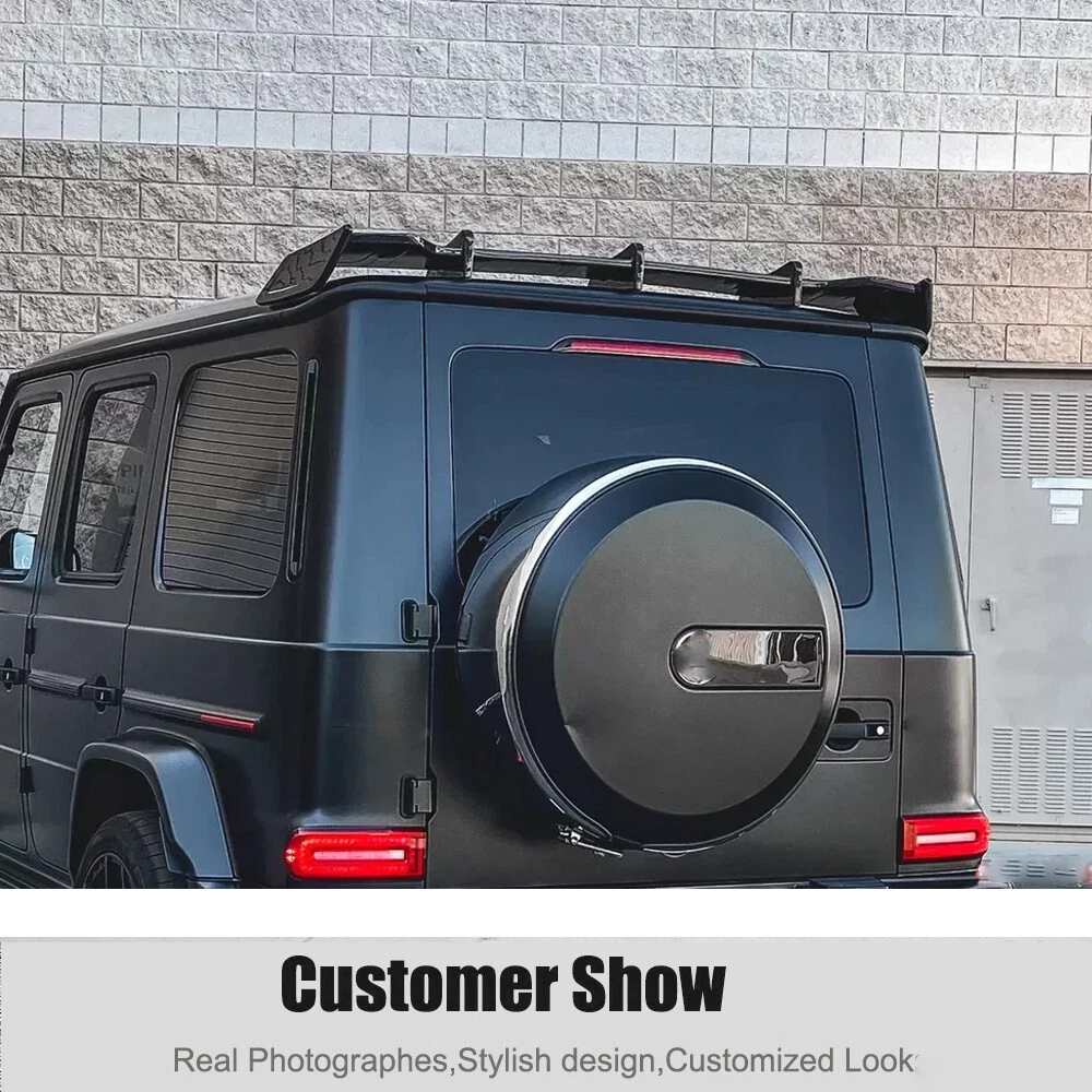 Dry Carbon Rear Roof Spoiler Wing For Mercedes Benz G-Class W463 W464 G63 19-25