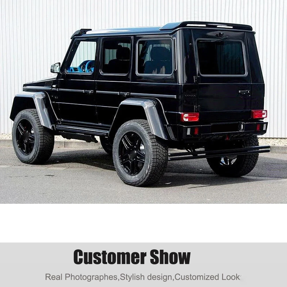 Real Carbon Rear Roof Spoiler Wing LED For Mercedes G Class W463 G550 G63 13-17