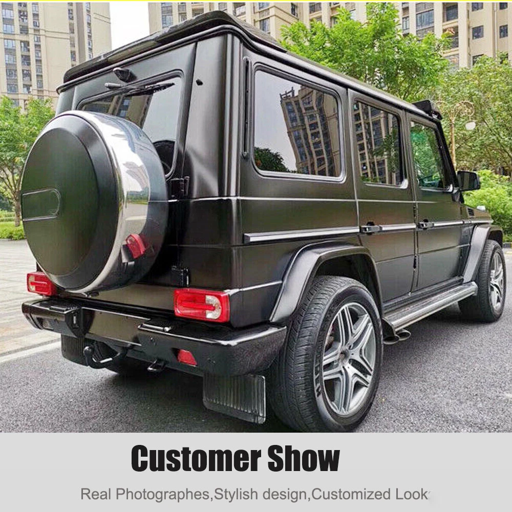 Real Carbon Rear Roof Spoiler Wing LED For Mercedes G Class W463 G550 G63 13-17