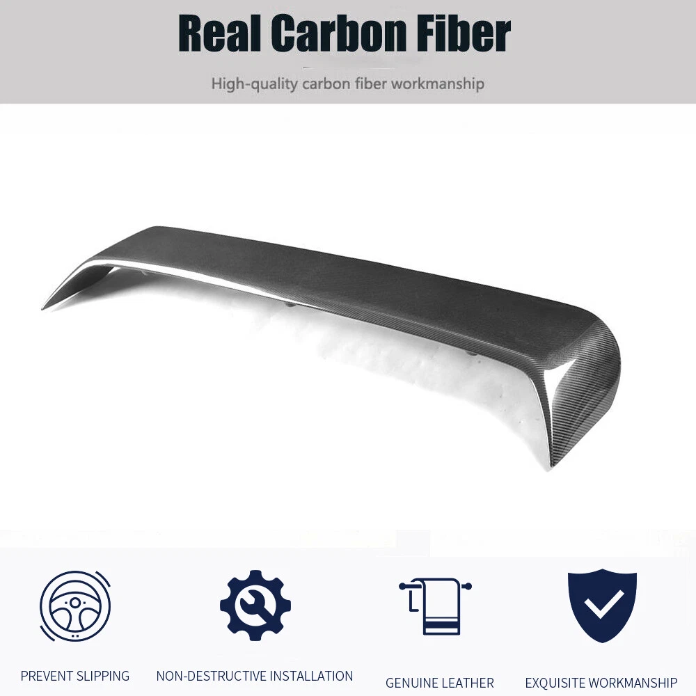 Real Carbon Rear Roof Spoiler Wing LED For Mercedes G Class W463 G550 G63 13-17