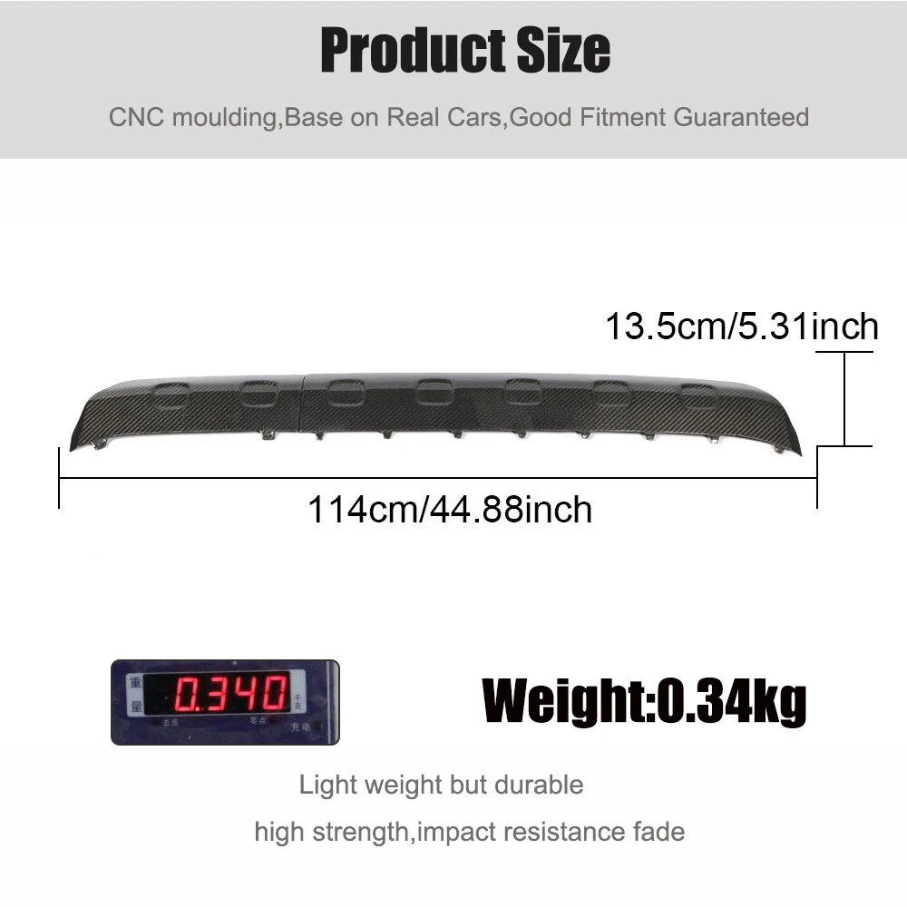 Real Carbon Front Bumper Lip Spoiler For Mercedes G Class W463 W464 G63 2019UP