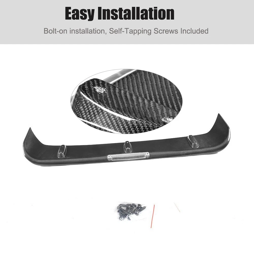 Real Carbon Front & Rear Roof Spoiler Wing For Mercedes W463 G550 G63 2014-2018