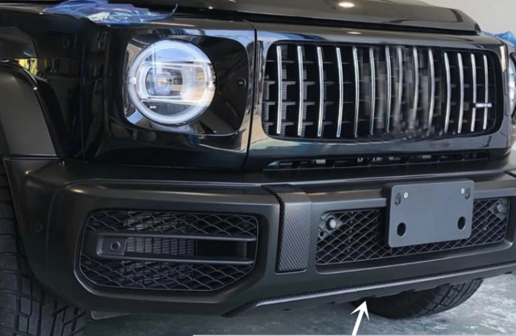 Real Carbon Front Bumper Lip Spoiler For Mercedes G Class W463 W464 G63 2019UP
