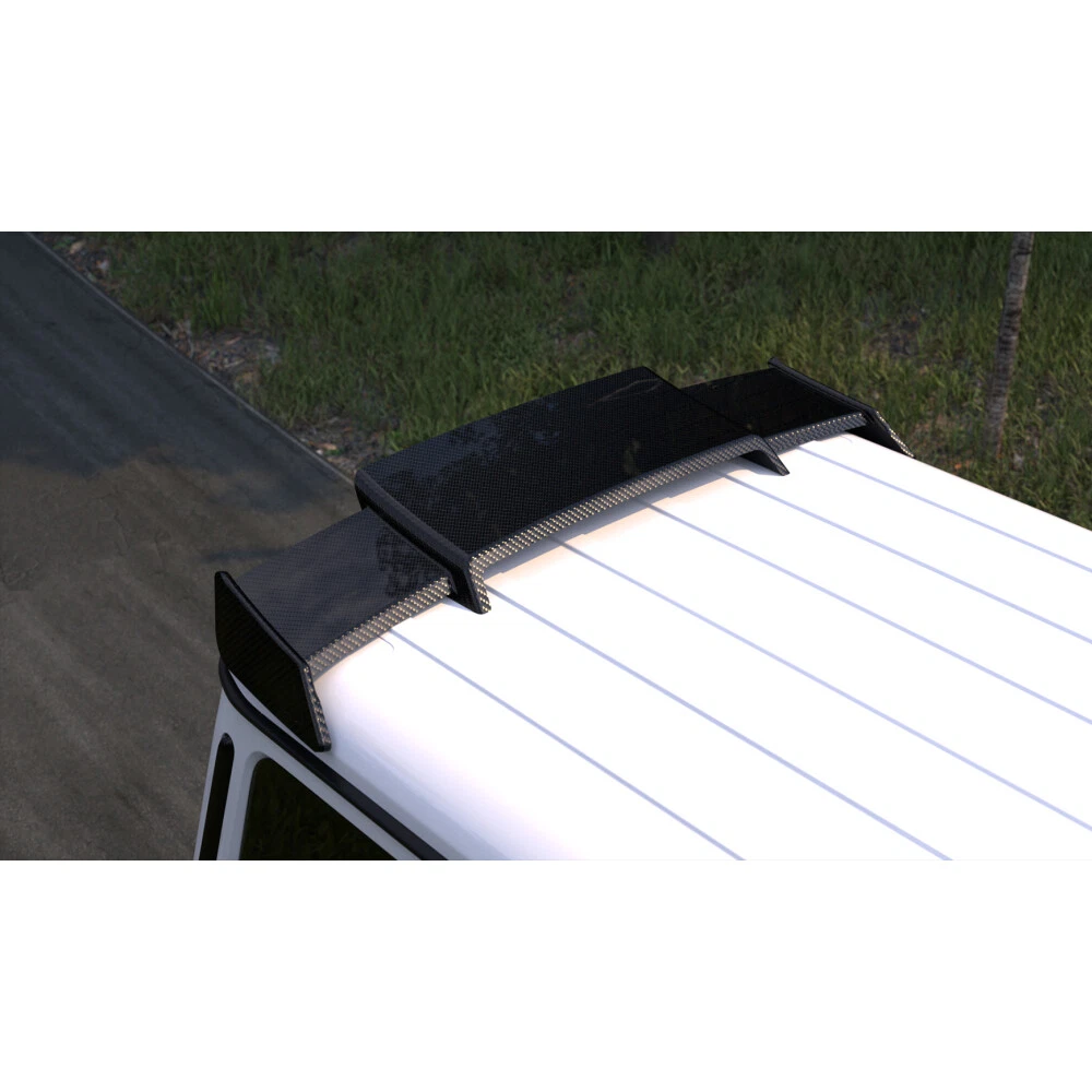 For Mercedes Benz W464 G550 G63 2019-2025 Real Carbon Rear Roof Spoiler Wing Lip
