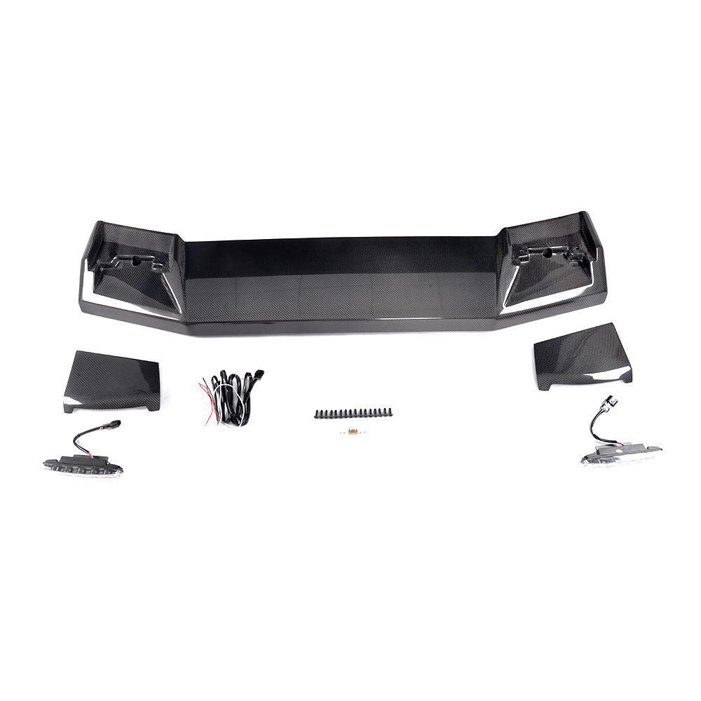 Real Carbon Front & Rear Roof Spoiler Wing For Benz W463 G550 G63 G65 13-18