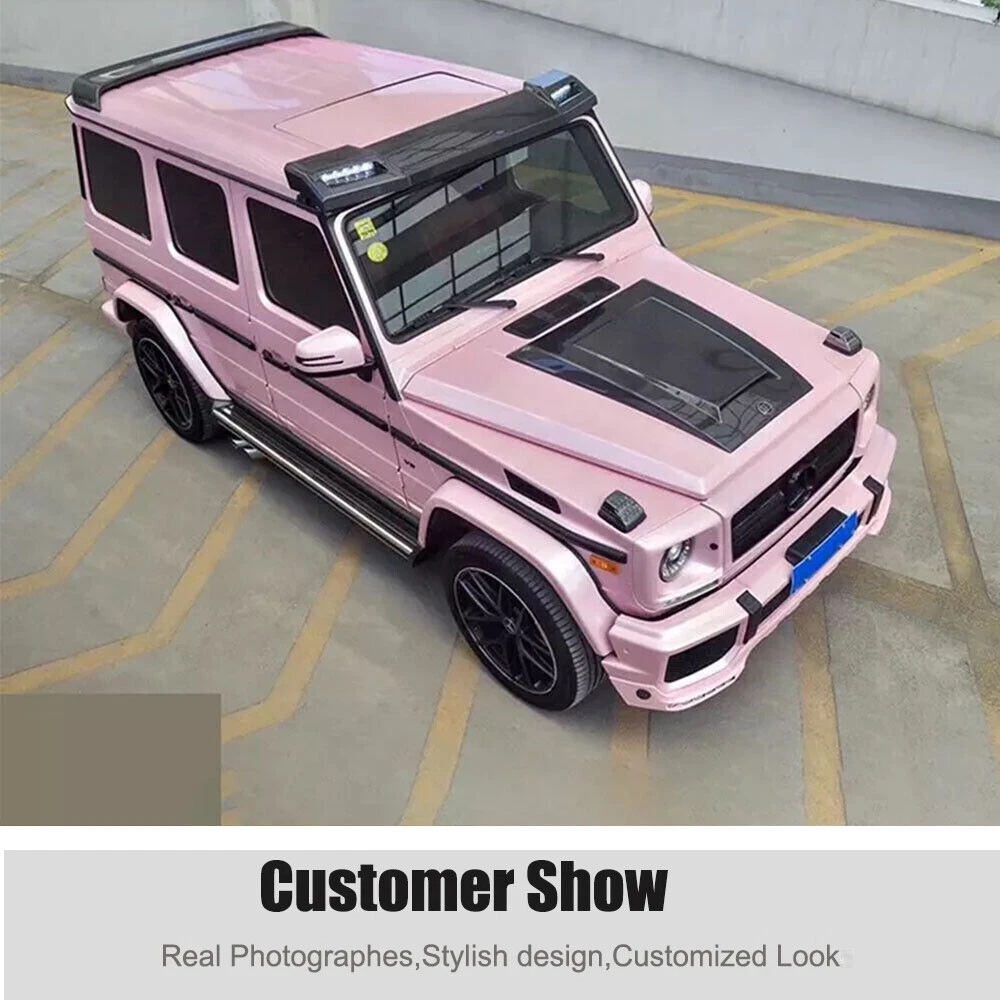 Real Carbon Front & Rear Roof Spoiler Wing For Benz W463 G550 G63 G65 13-18