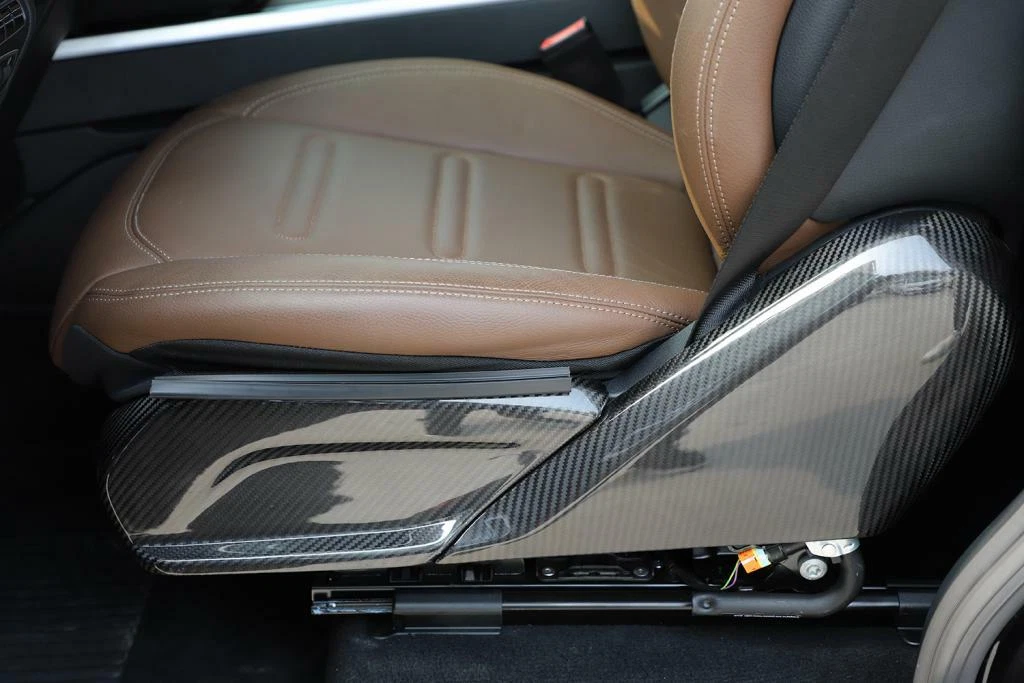 For Mercedes G Class W463 G500 G63 Real Carbon Seat Side Panels Cover Trims