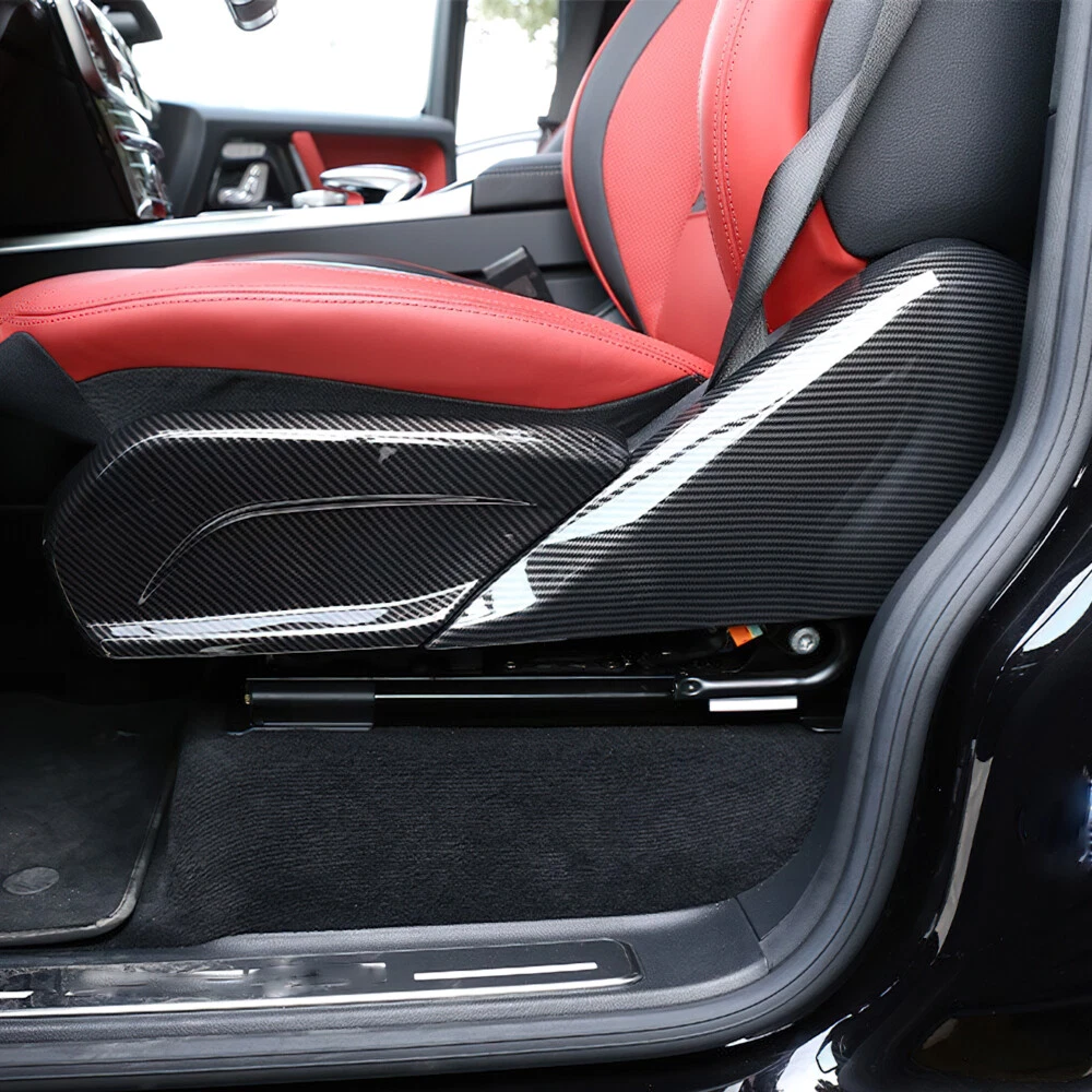 For Mercedes G Class W463 G500 G63 Real Carbon Seat Side Panels Cover Trims