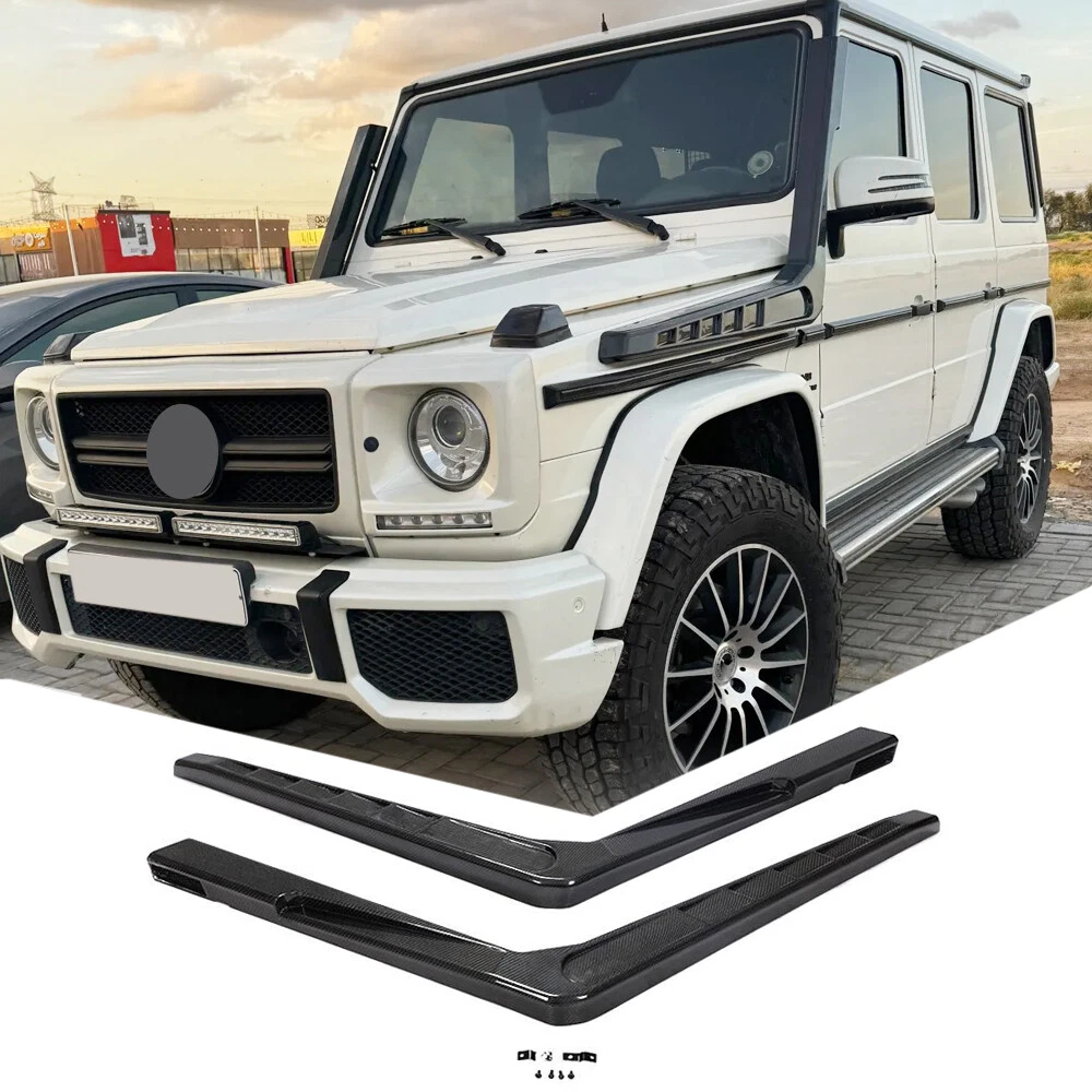 For Mercedes Benz W463 G500 G550 G55 G63 2004-18 Carbon Air Intakes Snorkel Sets