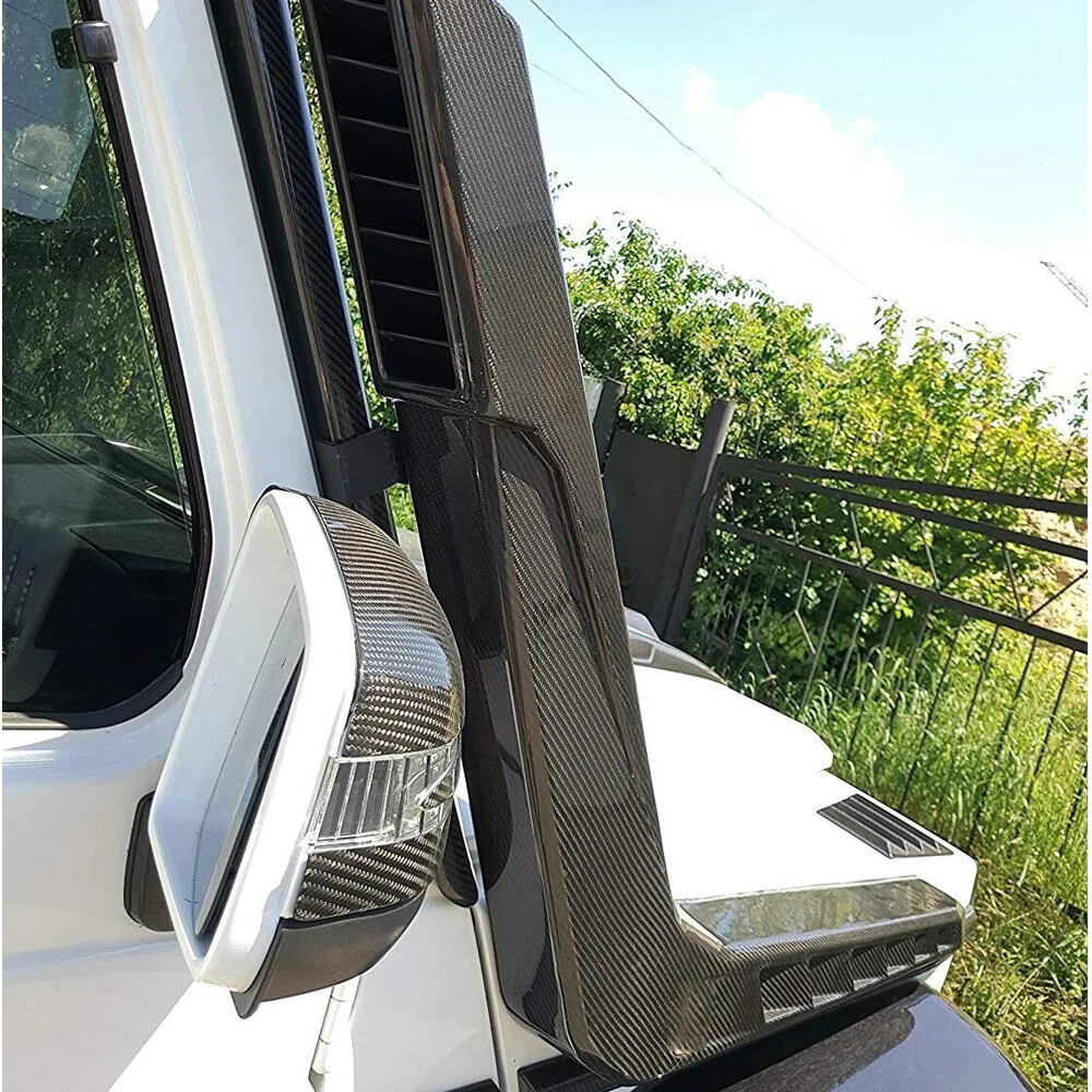 For Mercedes Benz W463 G500 G550 G55 G63 2004-18 Carbon Air Intakes Snorkel Sets