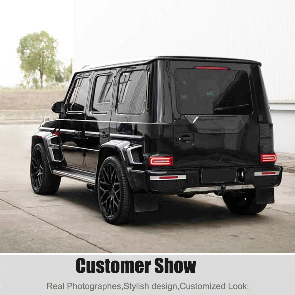 Dry Carbon Rear Door Cover Trunk Trim For Mercedes G Class W464 G550 G63 2019-25