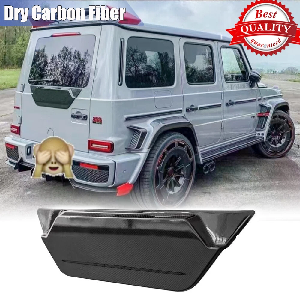 Dry Carbon Rear Door Cover Trunk Trim For Mercedes G Class W464 G550 G63 2019-25
