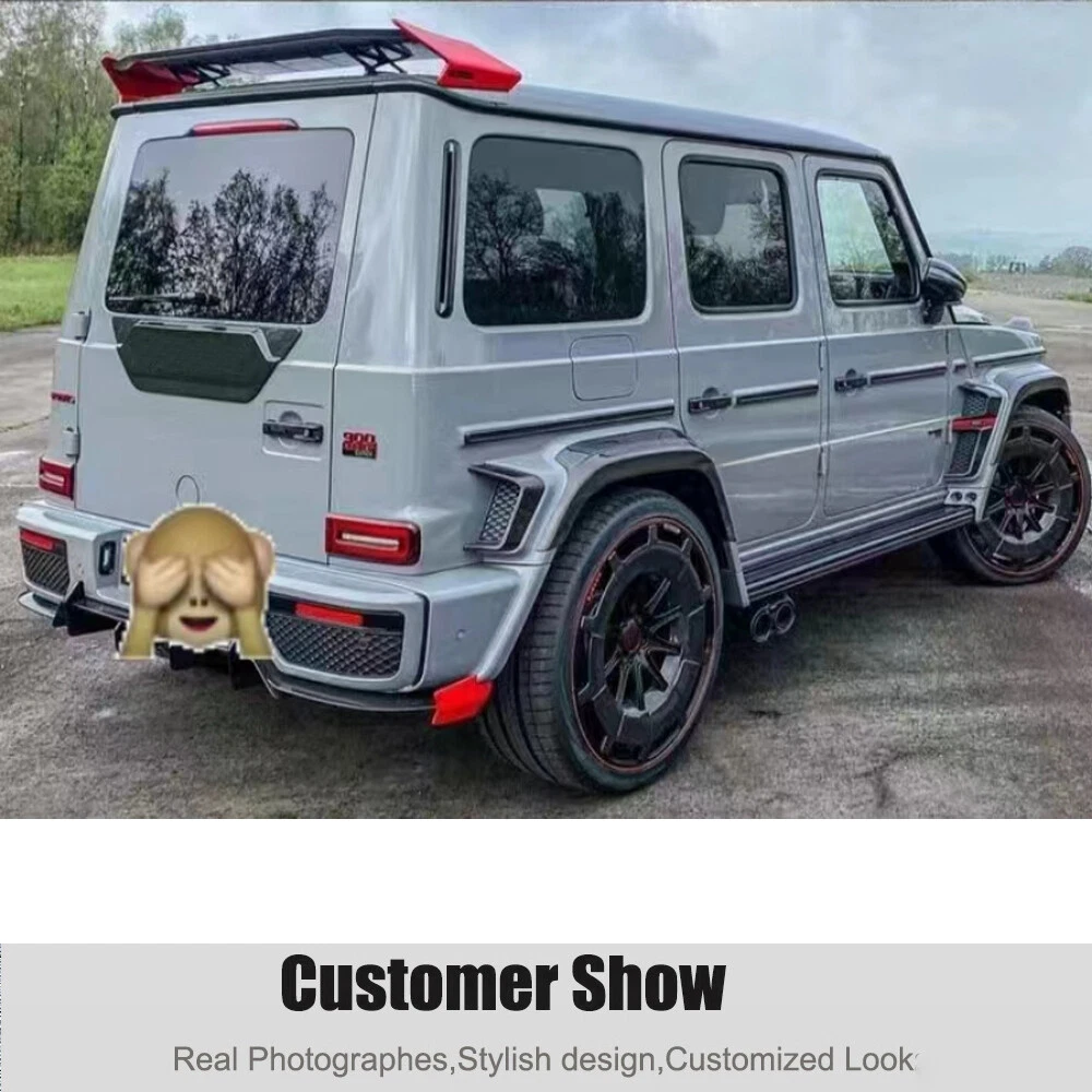 Dry Carbon Rear Door Cover Trunk Trim For Mercedes G Class W464 G550 G63 2019-25