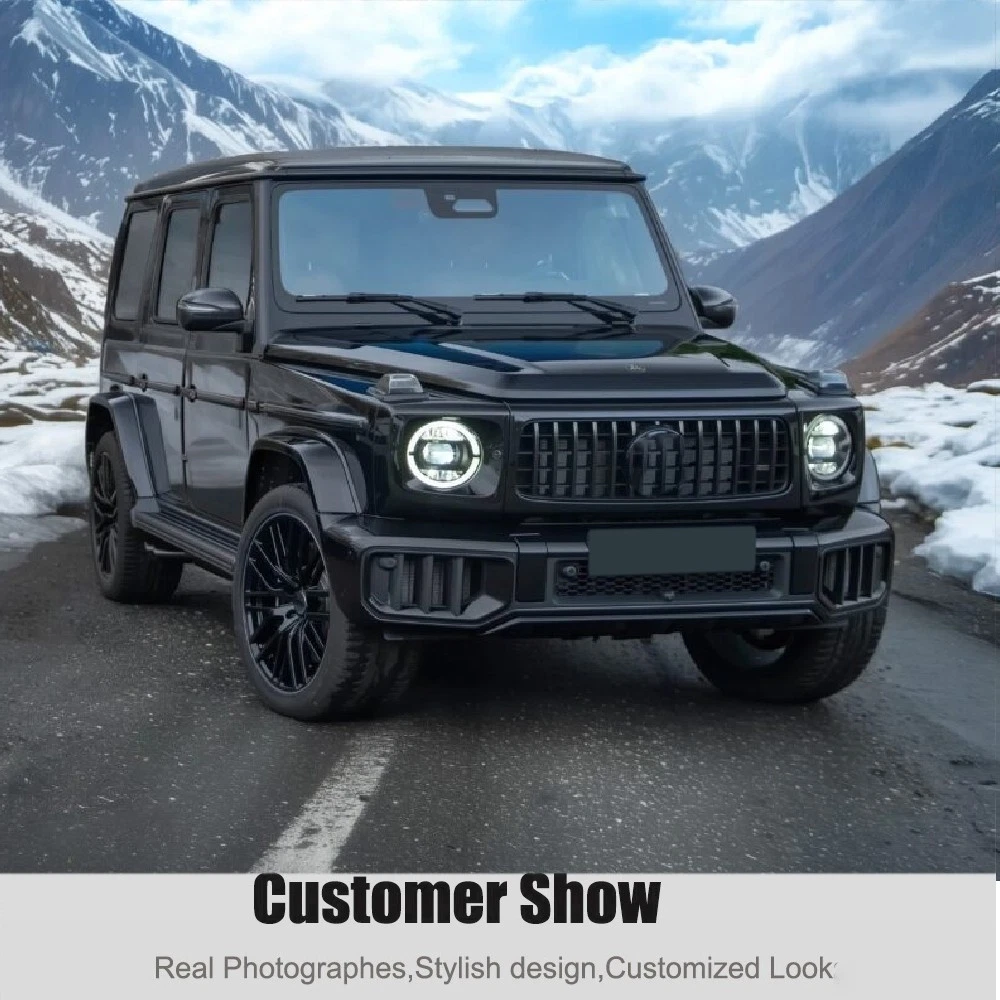 For Mercedes-Benz W464 G63 19UP Dry Carbon Front Bumper Vent Side Grille Replace