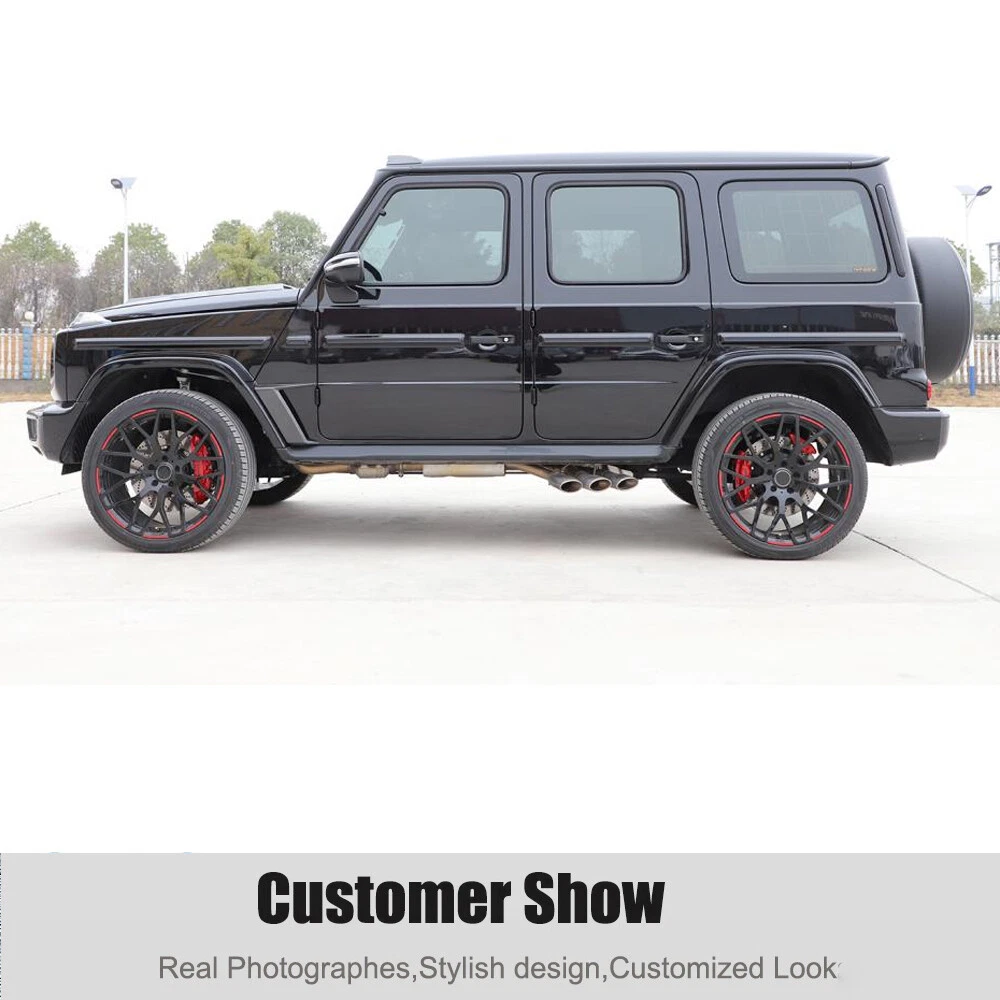 For Mercedes G Class W463 W464 G500 G63 Real Carbon Side Air Fender Vent 19+