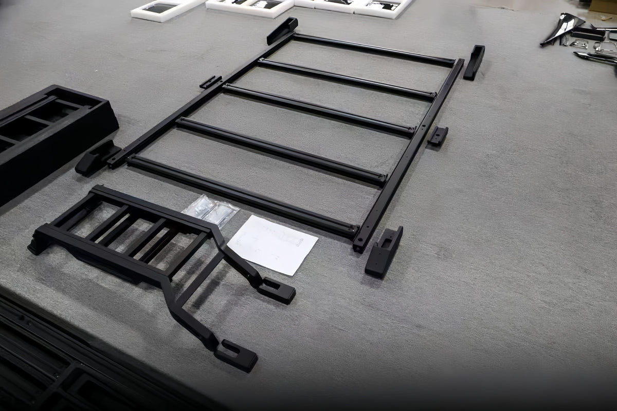 Mercedes G class roof rack platform for W463 W465 with rear ladder